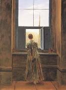 Caspar David Friedrich Woman at the Window (mk10) china oil painting artist